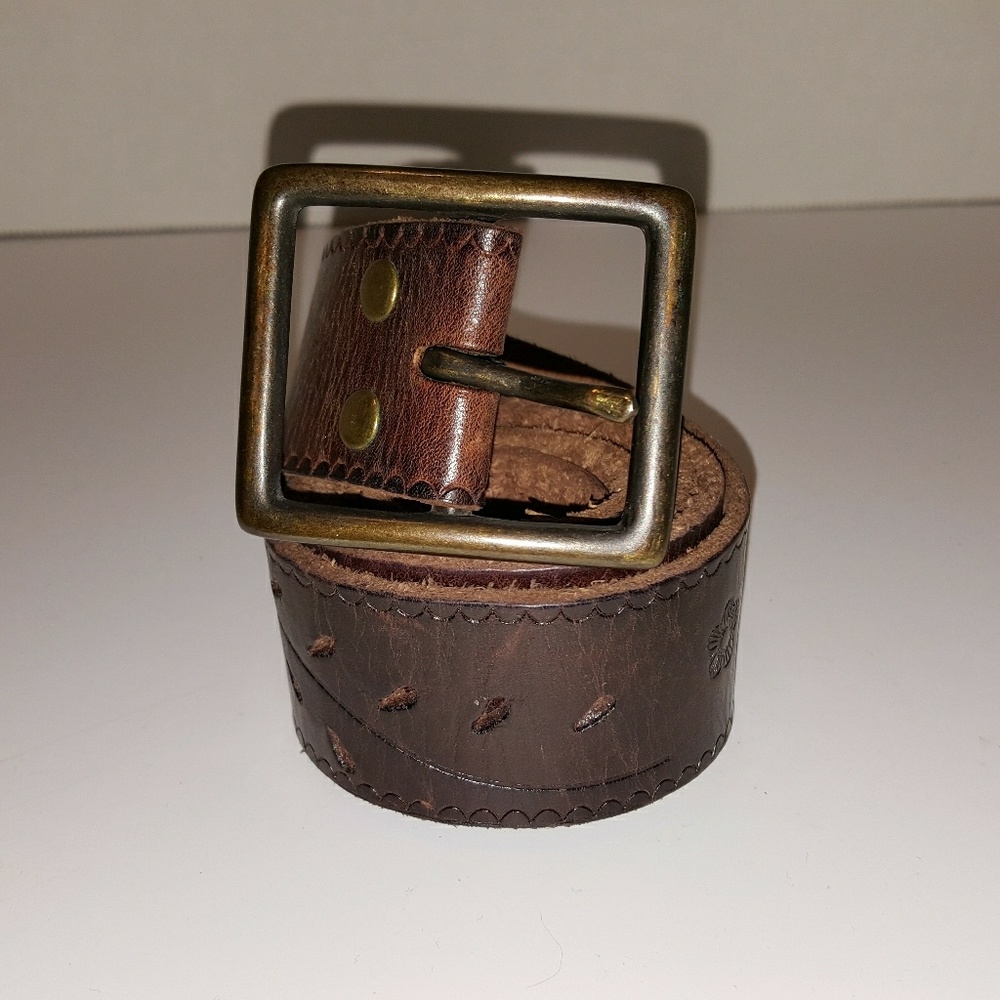 AEROPOSTALE  1L914 TOOLED LEATHER BELT